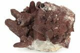 Natural, Red Quartz Crystal Cluster - Morocco #232865-3